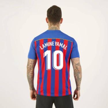 Imagem de Camisa Barcelona Listrada 10 Yamal - Balboa, G