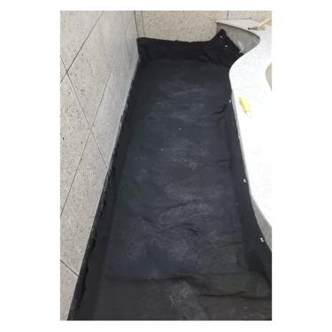 Imagem de SRSRS Tecido geotêxtil não tecido resistente de 142 g para drenagem, controle de erosão e revestimento de entrada de garagem (preto, 1 m x 2 m/3,3 pés x 6,5 pés)