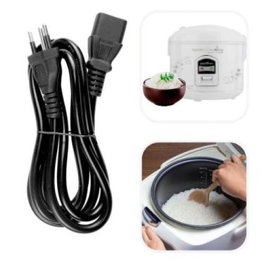 Imagem de Cabo De Força Panela De Arroz Elétrica 3L Fio de Energia Tomada Bilvol