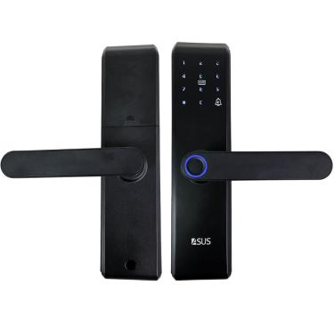 Imagem de Fechadura Digital Eletronica Biometria Senha Cartao Porta Chave Casa Residencia Escritorio Segurança