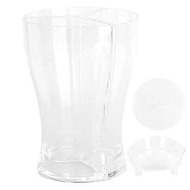 Imagem de Xcello Caneca de cerveja acrílica 3 em 1 com suporte e placa giratória para diversão multifuncional em festas de fim de ano e aniversário