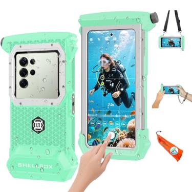 Imagem de Capa de telefone 2025 Mergulho Snorkeling para iPhone 17/16/15/14/13/12/11 Pro Max/XS/X, adequada para Samsung Galaxy S25/S24/S23 [100FT/30M] Capa profissional impermeável para mergulho subaquático