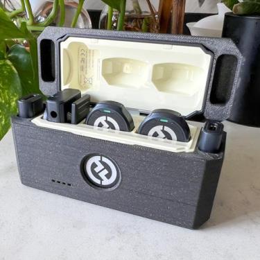 Imagem de Case Anti Impacto Microfone Lark M2 Hollyland Duo 3d - Mundo 3D, Preto