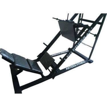 Imagem de Leg Press 45º Profissional Cor: preto - Arterix Fitness