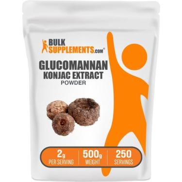 Imagem de Glucomanano em pó BulkSupplements.com 500 g (1,1 libras)