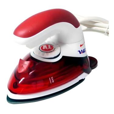 Imagem de Mini Ferro De Passar Vapor Steamer Para Viagem Vermelho Patchwork - We