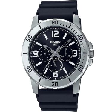 Imagem de Relógio Casio Masculino Ref:Mtp-vd300-1budf Multifunção Prateado
