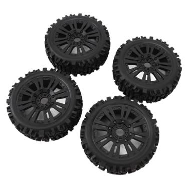 Imagem de RiToEasysports Rodas de Caminhão RC, Pneus de Borracha Hexagonal Off Road de 17 Mm Com Aderência Superior para Veículos Em Escala 1/8, Fácil Instalação e Desempenho Aprimorado para Aventuras Ao Ar