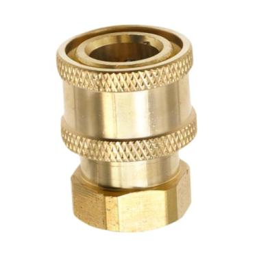 Imagem de Bothyi Bico de Lavadora de Alta Pressão 1/4 Conector Rápido Acoplador de Mangueira de Lavagem de Carro Premium Adaptador de Lavadora de Alta Pressão Fácil de, Tópico Feminino, Tamanho real