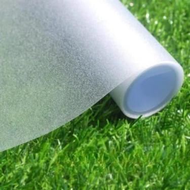 Imagem de Película para vidro fosco jateado 3m x 60cm - Privacidade translúcida para box de banheiro, sacada, portas e janelas(3M*60CM)