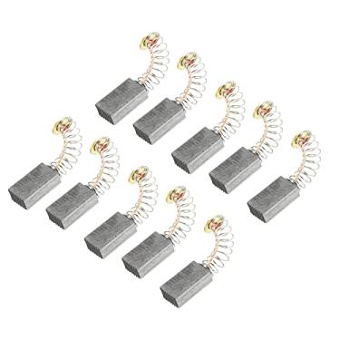 Imagem de Escovas de carbono 0,55 x 0,31 x 2,48 polegadas para motores elétricos, ferramenta elétrica, moedor angular, serra de mesa, reparo de peças sobressalentes, pacote com 20