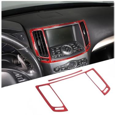 Imagem de Aotumcer Compatível com Infiniti G35 2007 2008 / Infiniti G25 2011 2012 / Infiniti G37 2009-2013 Moldura de ventilação central