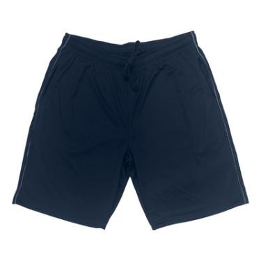 Imagem de BERMUDA COM VIVO LATERAL EM TECIDO POLIESTER, COR MARINHO, MARCA BASIC+, TAMANHO G