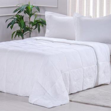 Imagem de Edredom Casal Toque De Plumas 260 Fios New 180x220cm Branco