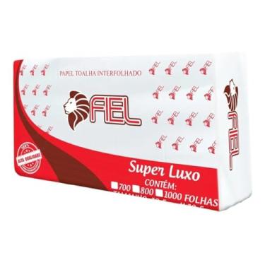 Imagem de Papel Toalha Interfolhado Super Branco 1000un 19,5x19,5
