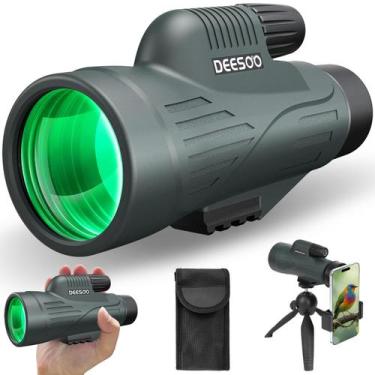 Imagem de Telescópio monocular Deesoo 12x56 à prova d'água com tripé e adaptador