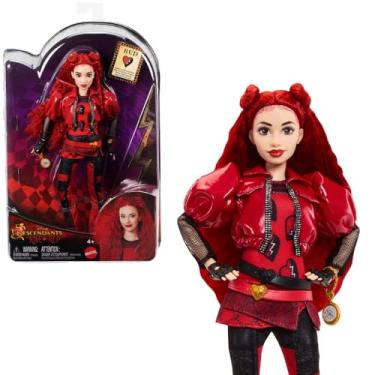 Imagem de Disney Descendentes, Boneca Articulável Red, Filha da Rainha de Copas, Inspirada no filme Disney Descendentes 4: A Ascensão de Copa, Para crianças a partir de 4 anos, Mattel
