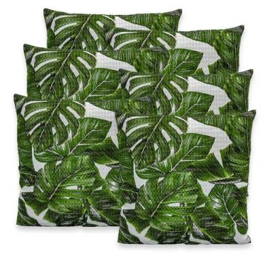 Imagem de Kit 6 Capas de Almofadas Estampadas Piquet Favinho 40x40 C/ Zíper Lind