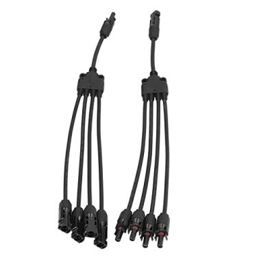 Imagem de Sonew Conector Solar Y Ramo 1 a 4, Travas Embutidas, Anel de Vedação, Classificação 30A, PPO + Latão, IP67 à Prova D'água, Encaixe, para Geração de Energia