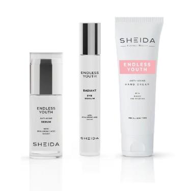 Imagem de Kit de Cuidados Anti-Idade Endless Youth Sheida, Multicolorido, 75 mL