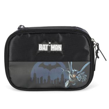 Imagem de Estojo Box Super Herói Escola Juvenil Batman Luxcel Preto