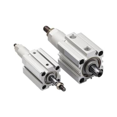 Imagem de UHFILYQBA SDAJ20/25/32/40/50/63 mm Ferramentas de pistão de dupla ação de liga de alumínio cilindro pneumático de ar fino compacto curso ajustável (furo 63 mm)