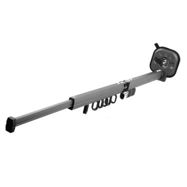 Imagem de BAFOVY Airer de Roupas Extensível, Secador de Roupas Montado na Parede Com Ventosas Fortes, Rotação de 360 ​​graus, Poste Telescópico, Uso Interno e Externo