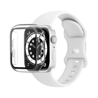 Imagem de Pulseira De Silicone Para Apple Watch 44mm 41mm 45mm 40mm 38mm 42mm Co