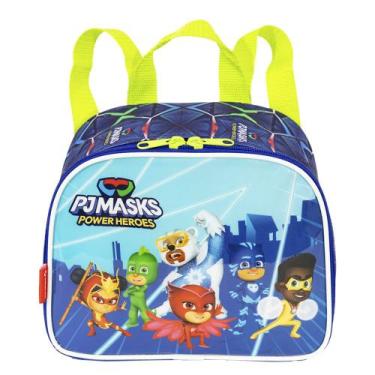 Imagem de Lancheira Térmica Escolar PJ Masks Power Heroes Sestini, Azul