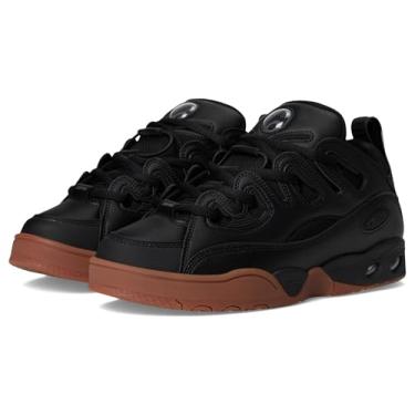 Imagem de Osiris Tênis de skate masculino D3 E, Preto/Preto/Goma, 44