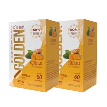 Imagem de Maxinutri, Kit 2 Curc Golden 400mg Cúrcuma Longa 60 Cáps Maxinutri