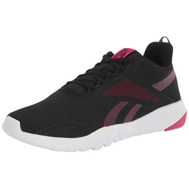 Imagem de Reebok Tênis feminino Flexagon Force 3.0 Cross Trainer, Preto/Marrom/Rosa Pursuit, 35