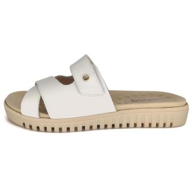 Imagem de Chinelo Feminino Comfortflex Couro Calce Fácil 24-45301-Feminino