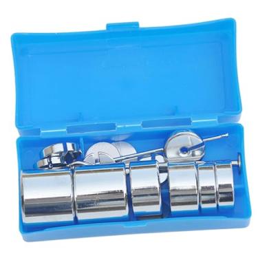 Imagem de Fiocias Conjunto de Pesos com Fenda para Experimentos Científicos, Portátil, 2 G, 5 G, 10 G, 20 G, 50 G, 100 G, 200 G, Pesos para Uso Doméstico E em Laboratór