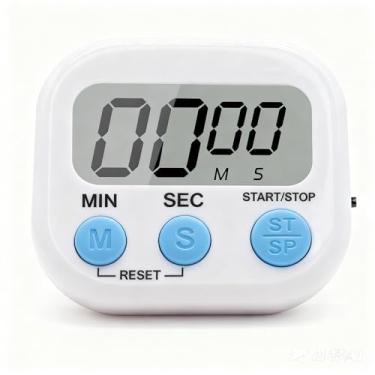 Imagem de Temporizador digital de cozinha com traseira magnética, contagem regressiva de alarme alto e cronômetro de contagem para cozinhar, ferramenta de gerenciamento de tempo de estudo infantil para sala de