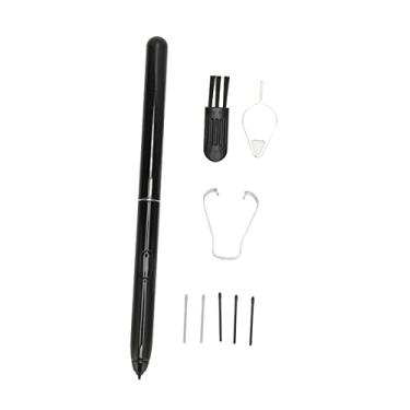 Imagem de aqxreight Caneta Stylus para Tab S4 SM T835 SM T830 Tablet Stylus de Alta Sensibilidade Capacitiva Com 5 Pontas Substituíveis Tablet Branco T830 PC T835 Sensibilidade da Caneta para Com (Cor preta)