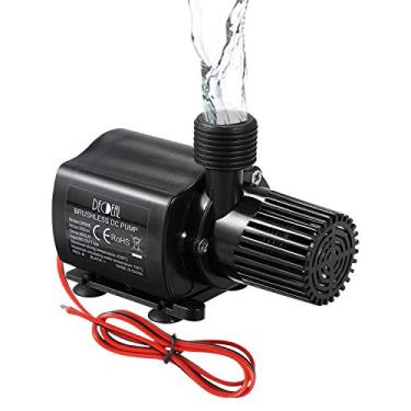 Imagem de Bomba d Água Sem Escovas Ultra-silenciosa DC12V Micro Submersível com Filtro para Fontana Aquário Lago Circulação 600L H