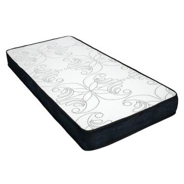 Imagem de Colchão Solteiro, Branco, Espuma de Alta Densidade, D28, Medida 88x188