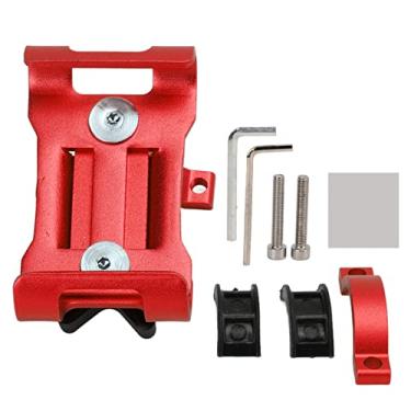 Imagem de Suporte de telefone para bicicleta, suporte de liga de alumínio para navegação com almofadas de silicone antiderrapantes, amplamente compatível com smartphones de 3,5 a 6,5 polegadas, para diâmetros