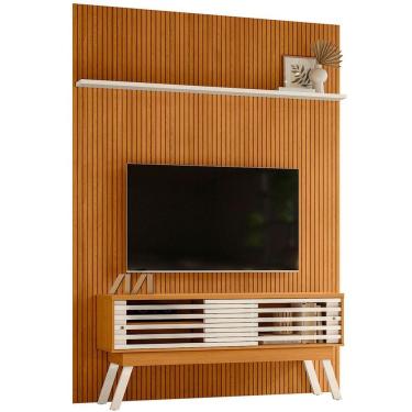 Imagem de Painel Para Tv 65 Polegadas Composição Bancada Premax Cinamomo/off White