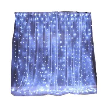 Imagem de Luzes De Cortina LED Com Controle Remoto USB Para Decoração De Quarto,