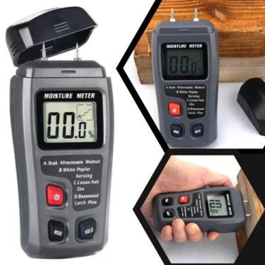 Imagem de Verificador De Umidade De Papel Medidor De Umidade Madeira - BLUTU