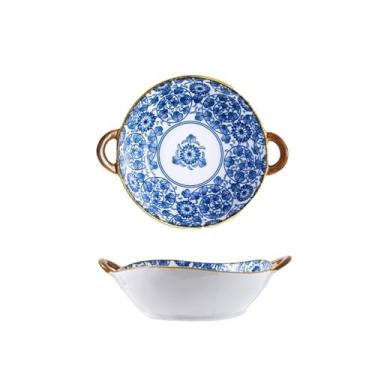 Imagem de Tigelas de sopa resistentes de 700 ml com alças seguras para forno, tigelas de sopa de cebola francesa, tigelas de macarrão profundas resistentes ao calor, utensílios de jantar para família