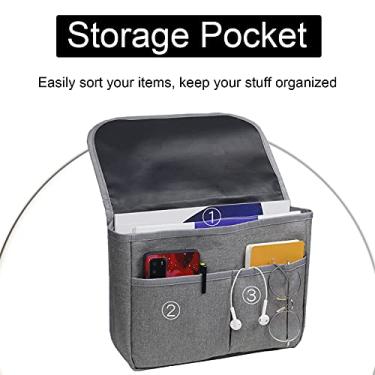 Imagem de HEEPDD Bolsa para Usuários de Roladores e Cadeiras de Rodas, Bolsa à Prova d'água, Organizador de Grande Capacidade, Necessidades Diárias Domésticas (Cinza)