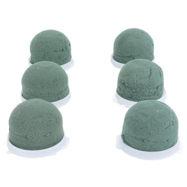 Imagem de Cryfokt Mini Suporte de Espuma Floral Verde Conjunto para Mesa de Casamento Decoração de Garrafa de Vinho Com Fio de Ferro para Artesanato Diy e Arranjos Florais de Festa