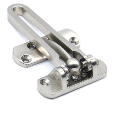 Imagem de Fechaduras de metal para porta de janela, fechaduras de corrente, kits de trava de janela de metal, fácil instalação, ferragens domésticas para janelas, portas, geladeiras, armários, cercas, portas