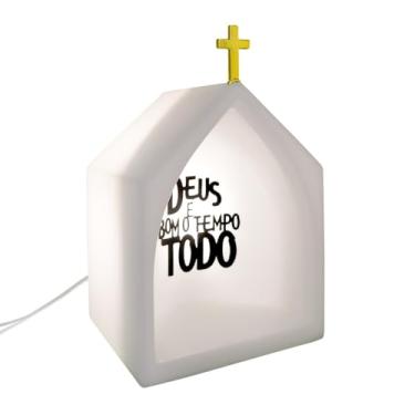 Imagem de Oratório Iluminado God Is Good – Decoração Religiosa com Luz, Design Inspirador para Casa, Quarto ou Sala de Oração