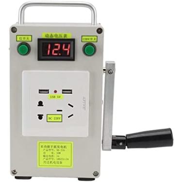 Imagem de Gerador De Manivela Portátil, Banco De Energia USB Gerador De Emergência Estação Geradora De Energia Para Acampamento Ao Ar Livre, Sobrevivência, Energia Móvel,YUYANAIAI
