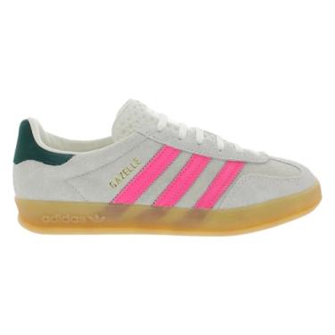 Imagem de adidas Tênis feminino Gazelle Indoor W, cinza-acinzentado/rosa-bege, 35