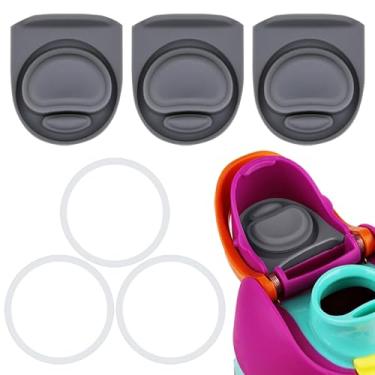 Imagem de ZONBBEE 3 peças de rolha de substituição e 3 peças de anel de vedação O compatíveis com Owala FreeSip 680 g, tampa de anéis de vedação superior de garrafa para Owala 16/19/24/32/1,134 g tampa de boca